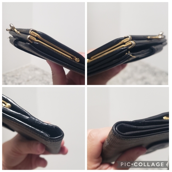 Vintage Fendi Pequin Stripe Bifold Kisslock Wallet - Picture 3 of 10